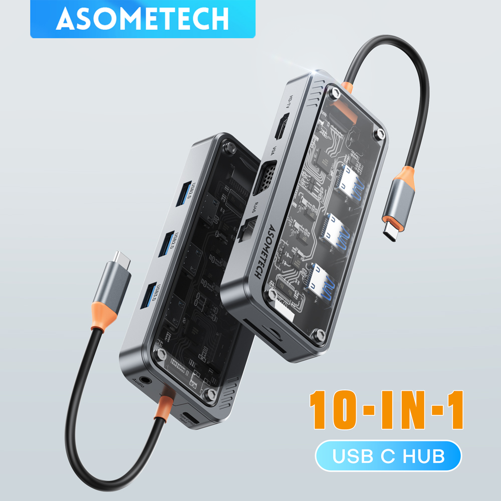 Usb C Hub Sd Card Reader 4K Hdmi - 10-in-1 USB C 허브 PD 100W