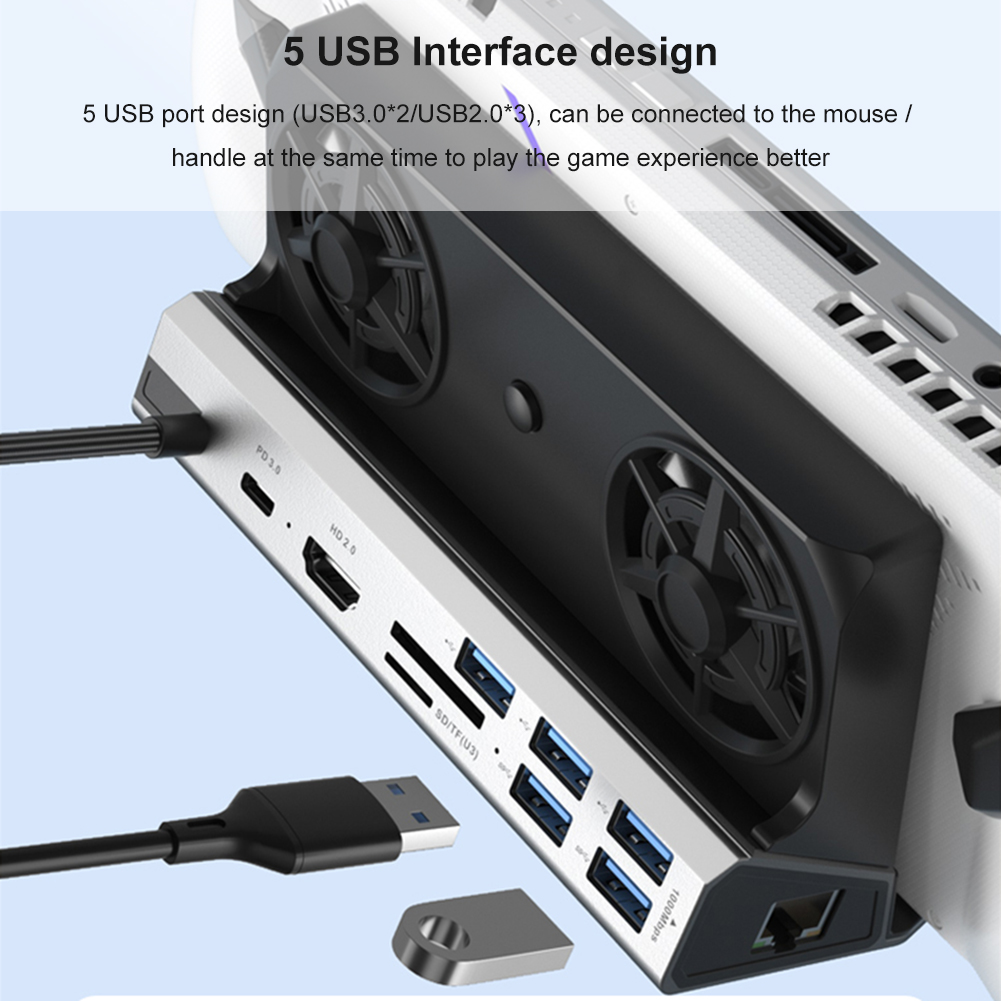 Usb C Dock With 100W Pd - 도크 콘솔 허브 4K 60Hz USB