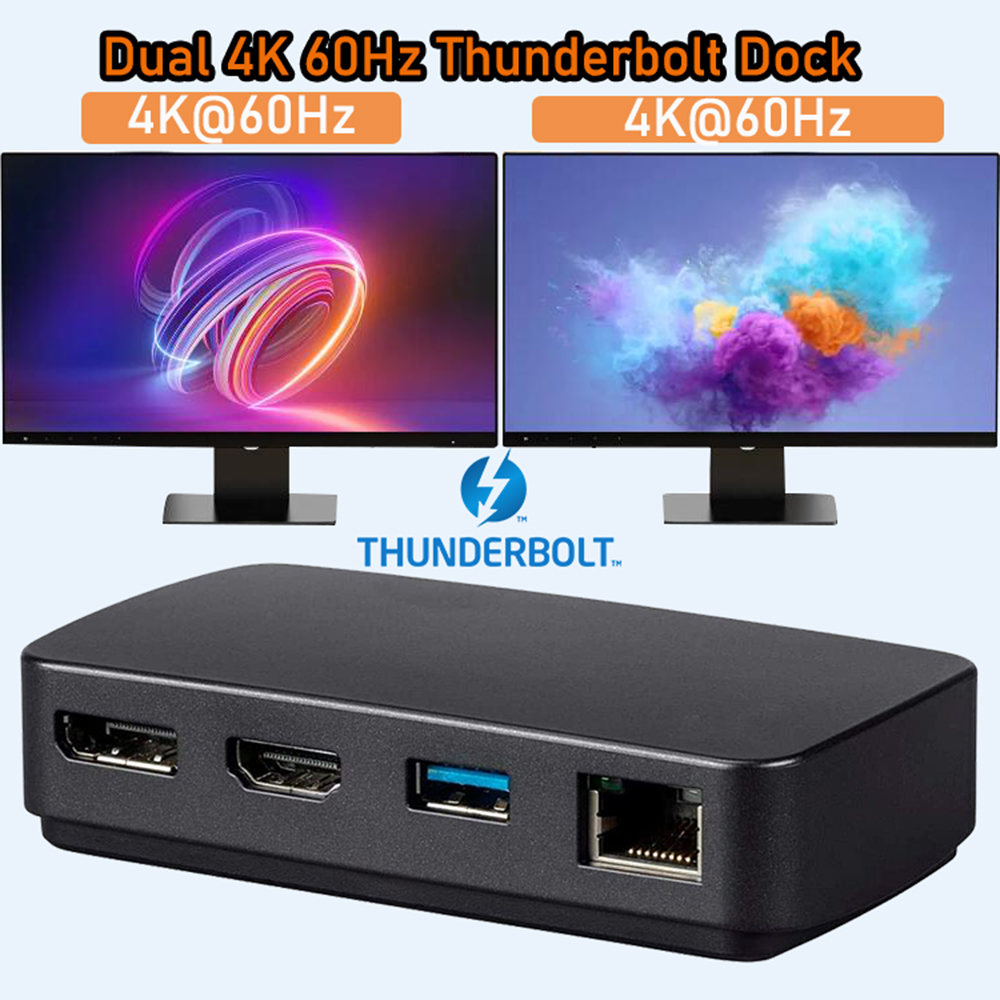 Docking Station Dual Monitor Dp Hdmi - 선더볼트 3 도킹 스테이션 듀얼 모니터