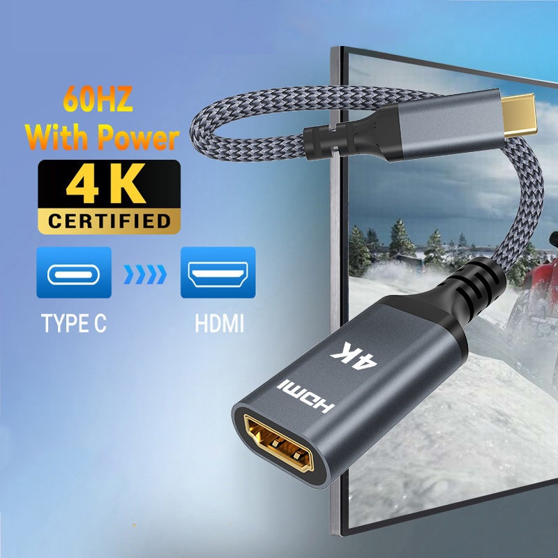 Usb C Dock Dual Hdmi 4K - USB C-HDMI 어댑터 4K@60Hz 케이블 [Thunderbolt