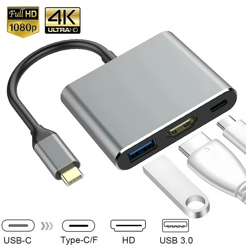 Docking Station For Macbook Pro - 3-in-1 타입 C 허브, HDTV, USB