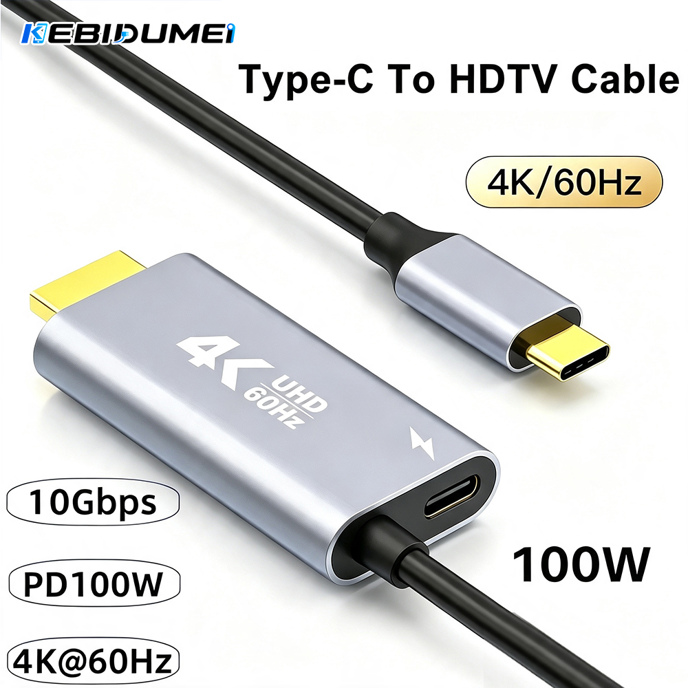 Usb C Dock Dual Hdmi 4K - KEBIDUMEI USB-C to HDMI 변환 케이블,