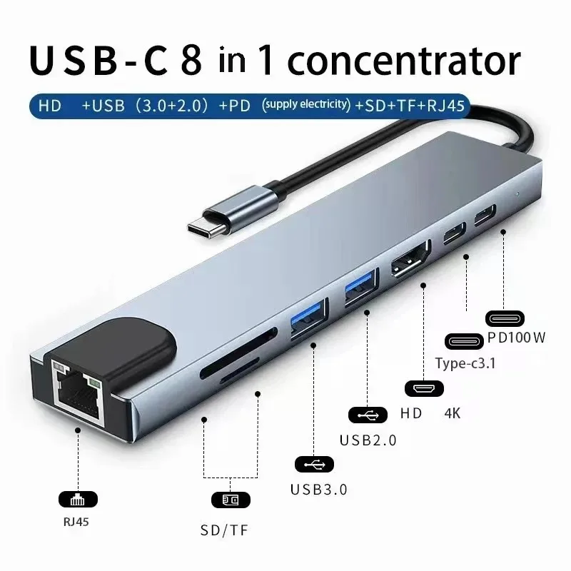 Usb C Hub Sd Card Reader 4K Hdmi - USB C 허브 8in1 7in2 7in1