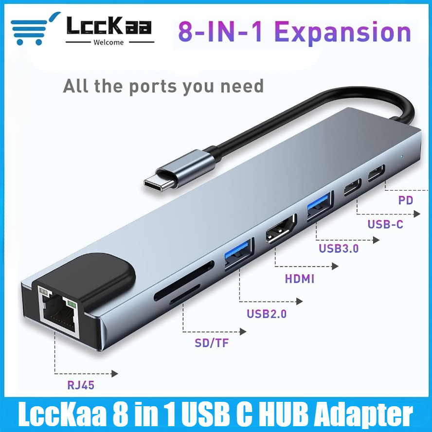 Usb C Hub Sd Card Reader 4K Hdmi - USB C 허브 8/7 in 1