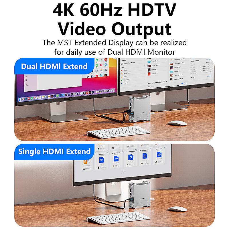 Usb C Hub With M.2 Nvme Slot - 맥 미니 M4/M4 프로용 USB C