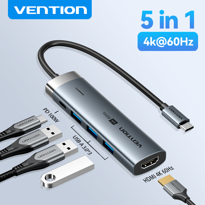 Docking Station Thunderbolt 4 - 벤션 5 in 1 USB C