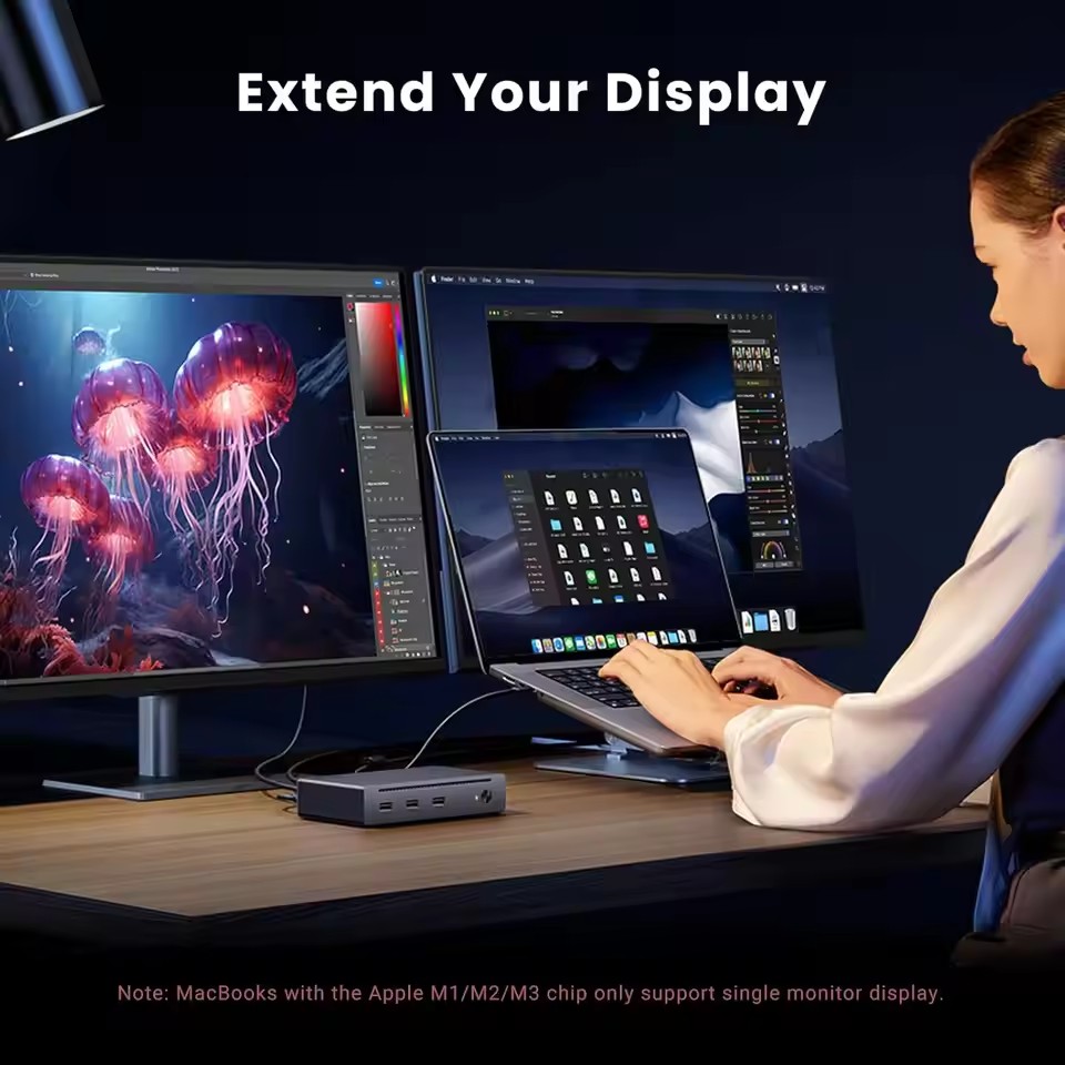 Thunderbolt Dock 3 Display - 썬더볼트 4 유그린 독 8 in