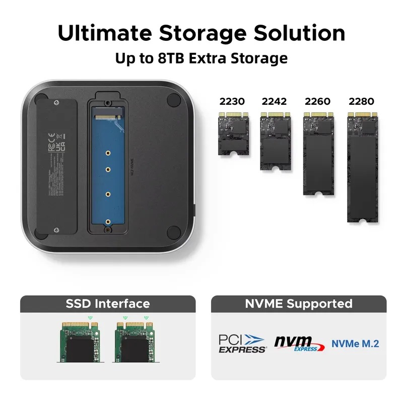 Usb C Hub With M.2 Nvme Slot - 인기 상품: UGREEN 미니 도킹 스테이션,