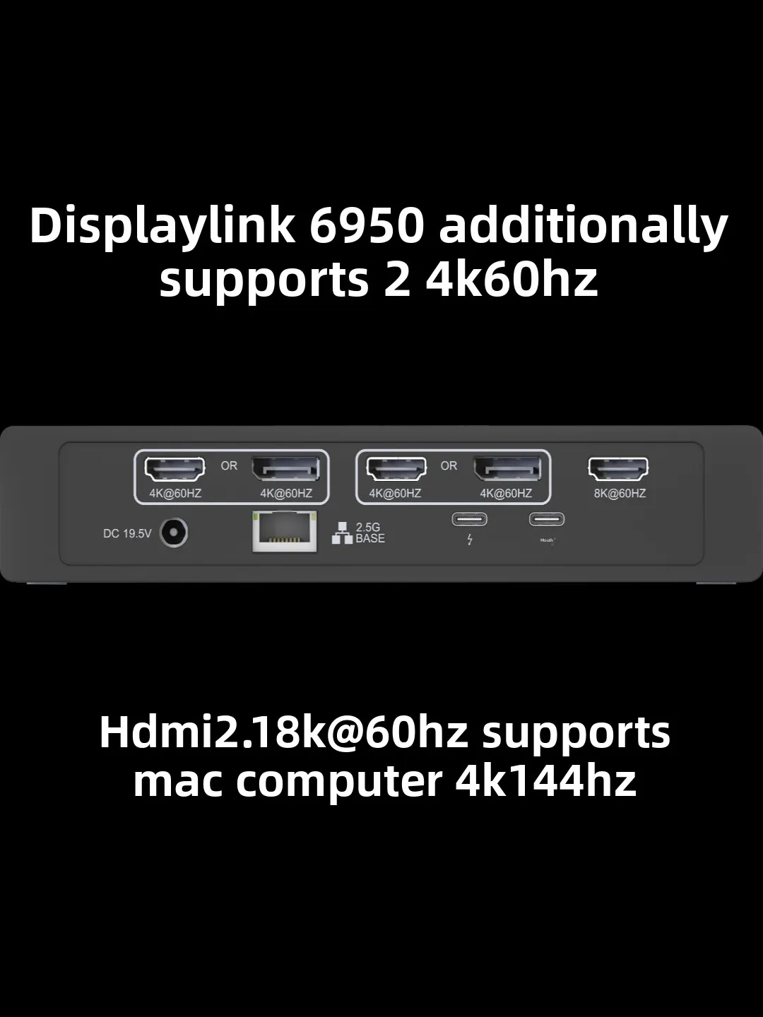 썬더볼트 3 디스플레이링크 듀얼 4K+HDMI2.1 4 - Docking Station Displaylink Dual 4K 리뷰 및 가격