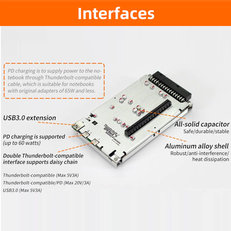 Thunderbolt 4 3 GPU 도크-PCIe 그래 - Docking Station Thunderbolt 4 리뷰 및 가격