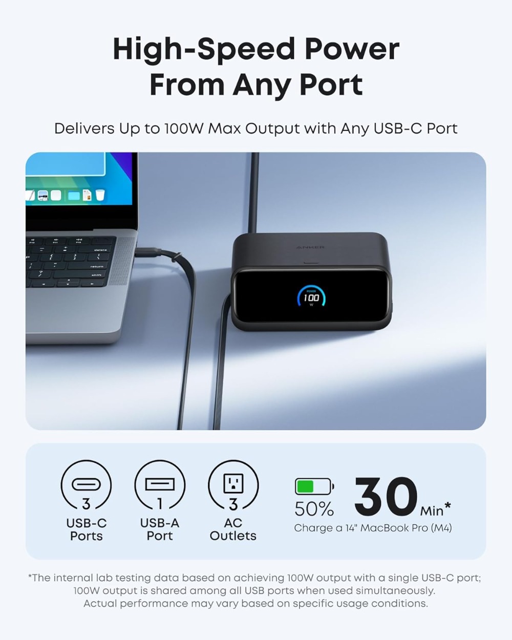 Anker Nano 데스크탑 100W 고속 충전 스테이 - Usb C Dock With 100W Pd 리뷰 및 가격