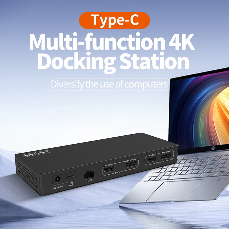 14-in-1 디스플레이링크 MST 도킹 스테이션, 듀 - Docking Station Displaylink Dual 4K 리뷰 및 가격