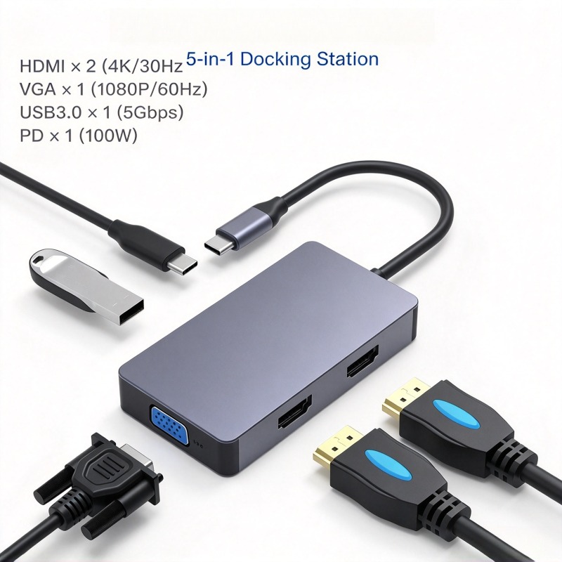 Type-C 도킹 스테이션, 12-in-1 USB-C  - Usb C Hub 12 In 1 Triple Display 리뷰 및 가격