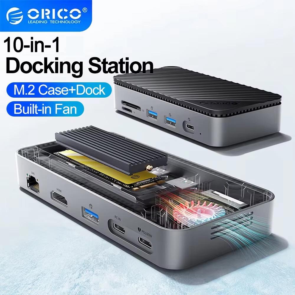 냉각 팬이 있는 ORICO USB C 허브 M.2 NV - Usb C Hub Sd Card Reader 4K Hdmi 리뷰 및 가격