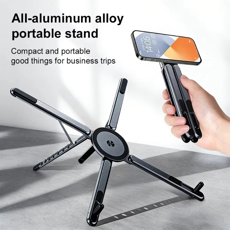 휴대용 자석 스마트폰 거치대 겸 셀카봉, 3-in-1  - Laptop Stand Dock Aluminum 리뷰 및 가격