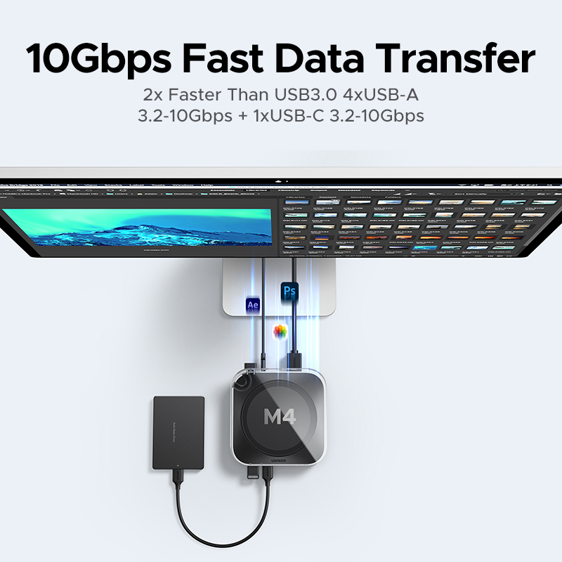 UGREEN Mac Mini 도킹 스테이션, USB 허 - Usb C Hub With M.2 Nvme Slot 리뷰 및 가격