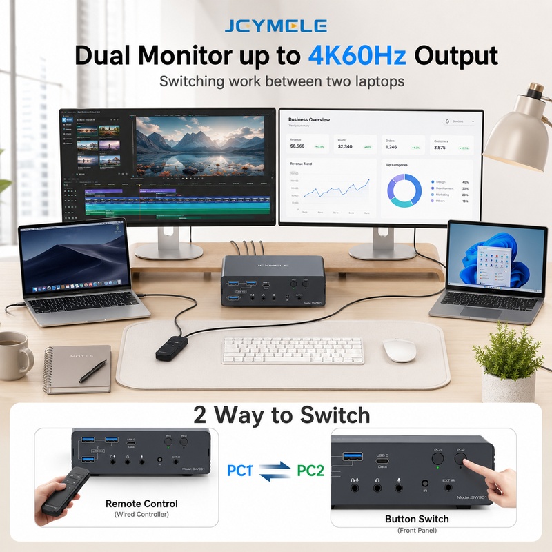 KVM 도킹 스테이션 듀얼 모니터 4K 60Hz HDM - Docking Station Dual Monitor Dp Hdmi 리뷰 및 가격