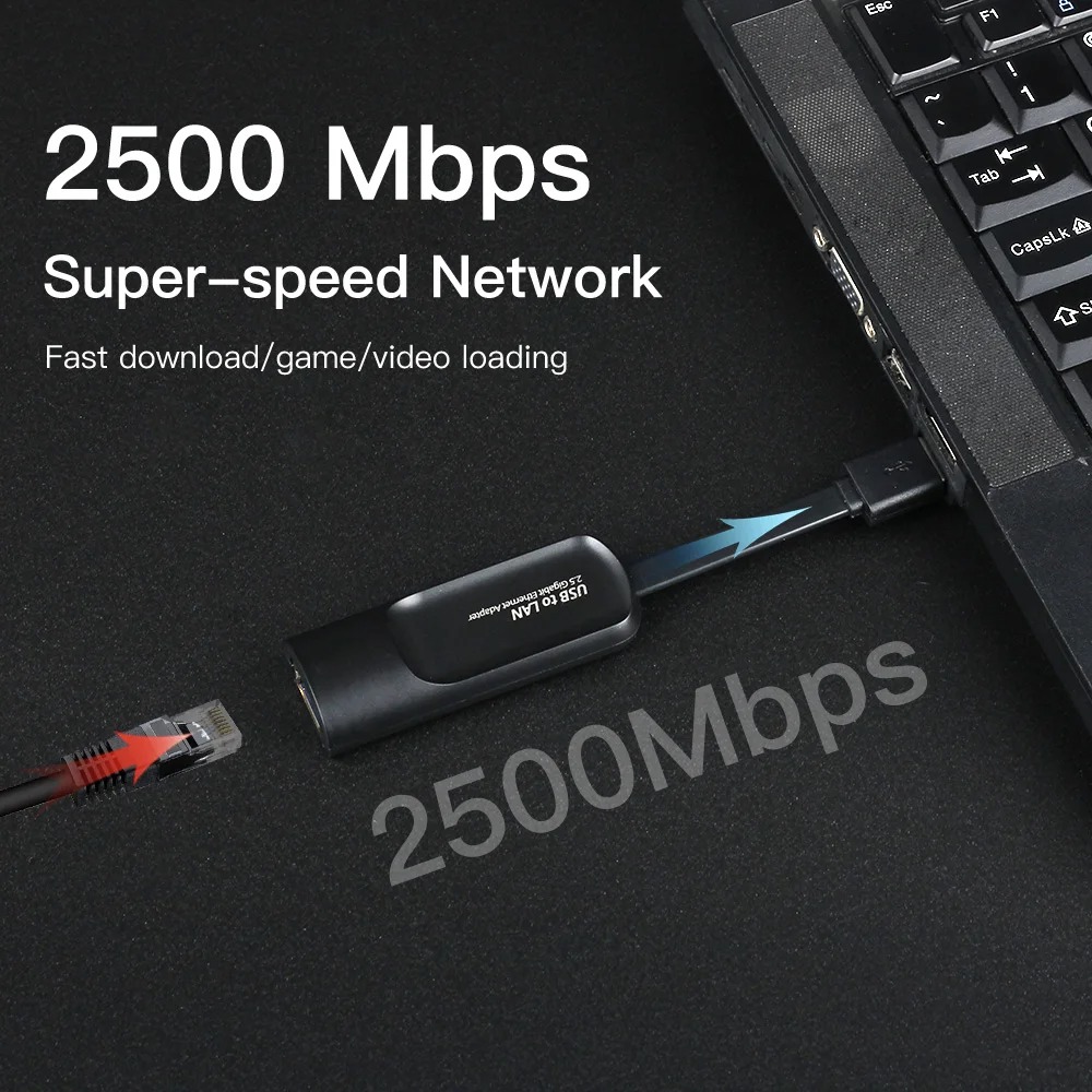 2500Mbps 이더넷 어댑터 2.5G USB 3.0  - Usb C Hub Ethernet 2.5G 리뷰 및 가격