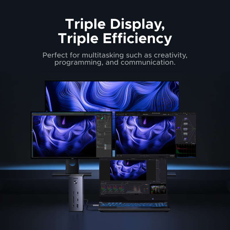 유그린 도킹 스테이션 14-in-1 USB 허브 트리플 - Docking Station For Macbook Pro 리뷰 및 가격