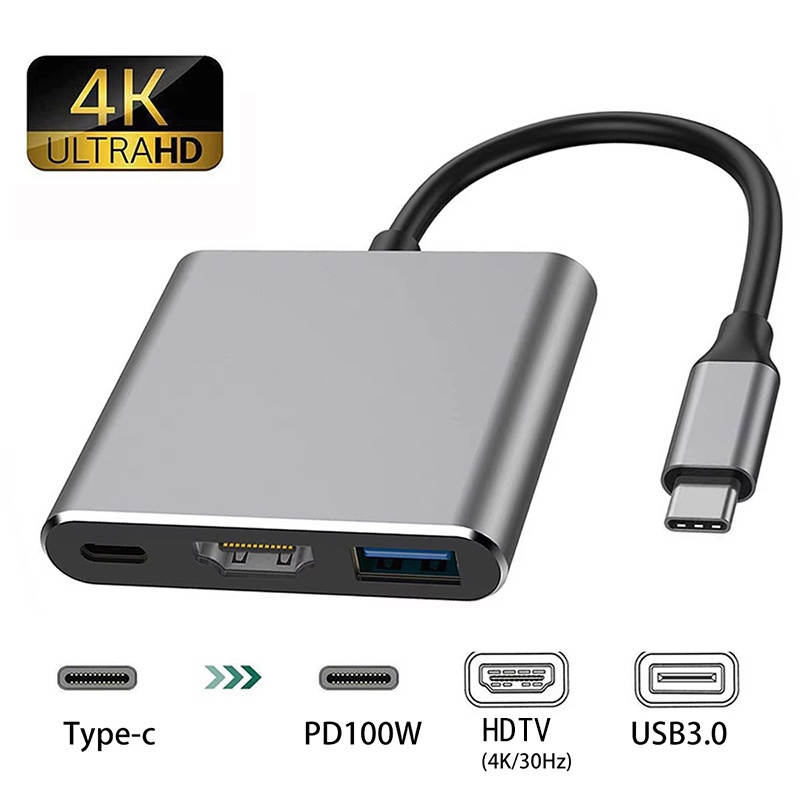 USB-C to HDMI 호환 3 in 1 케이블 컨버 - Usb C Dock Dual Hdmi 4K 리뷰 및 가격