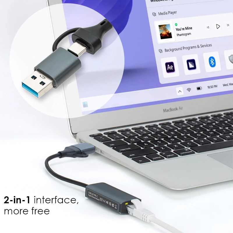 Macbook PC 노트북 용 Win7/8/10 용 R - Usb C Hub Ethernet 2.5G 리뷰 및 가격