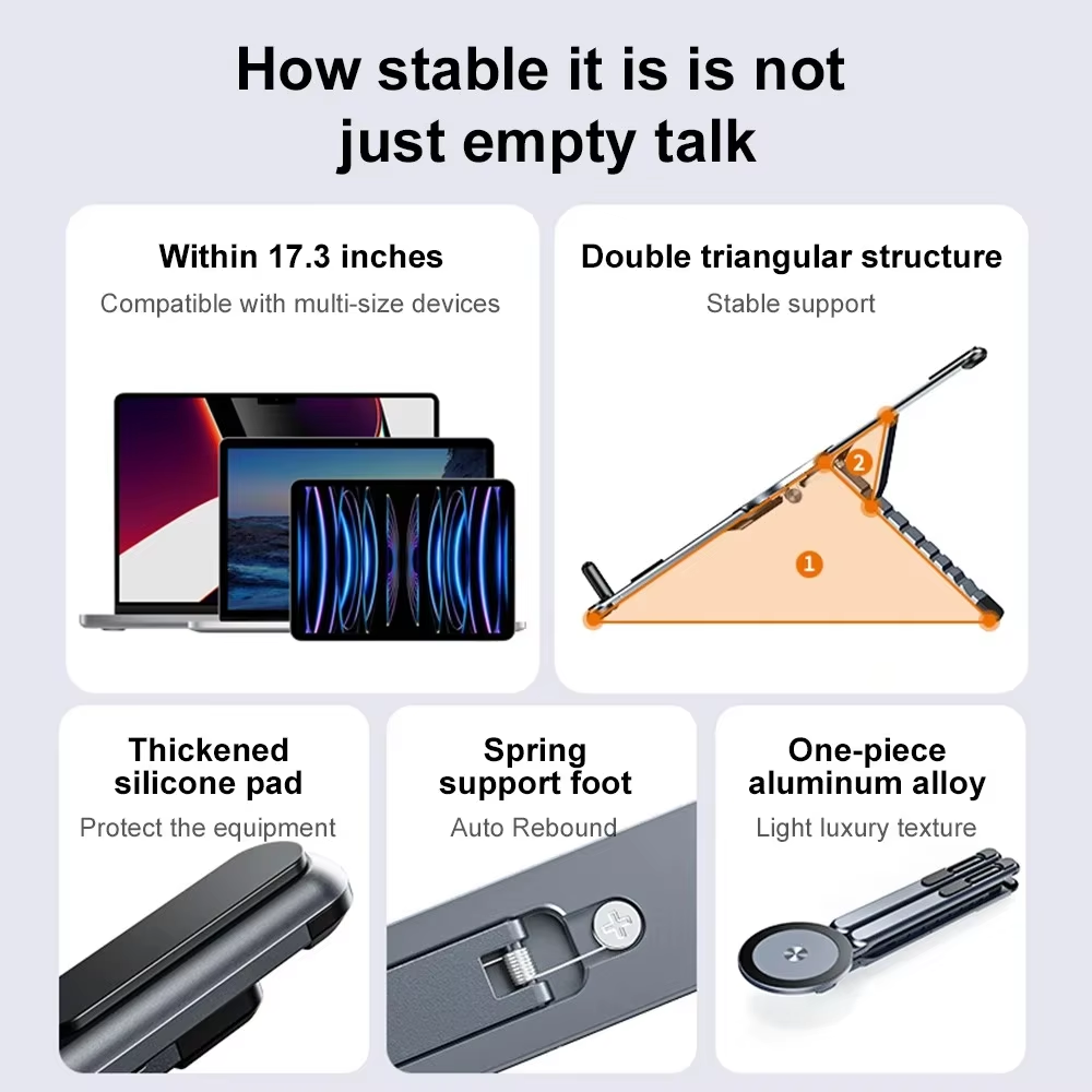 알루미늄 합금 노트북 스탠드, 접이식 자석 데스크폰 거 - Laptop Stand Dock Aluminum 리뷰 및 가격