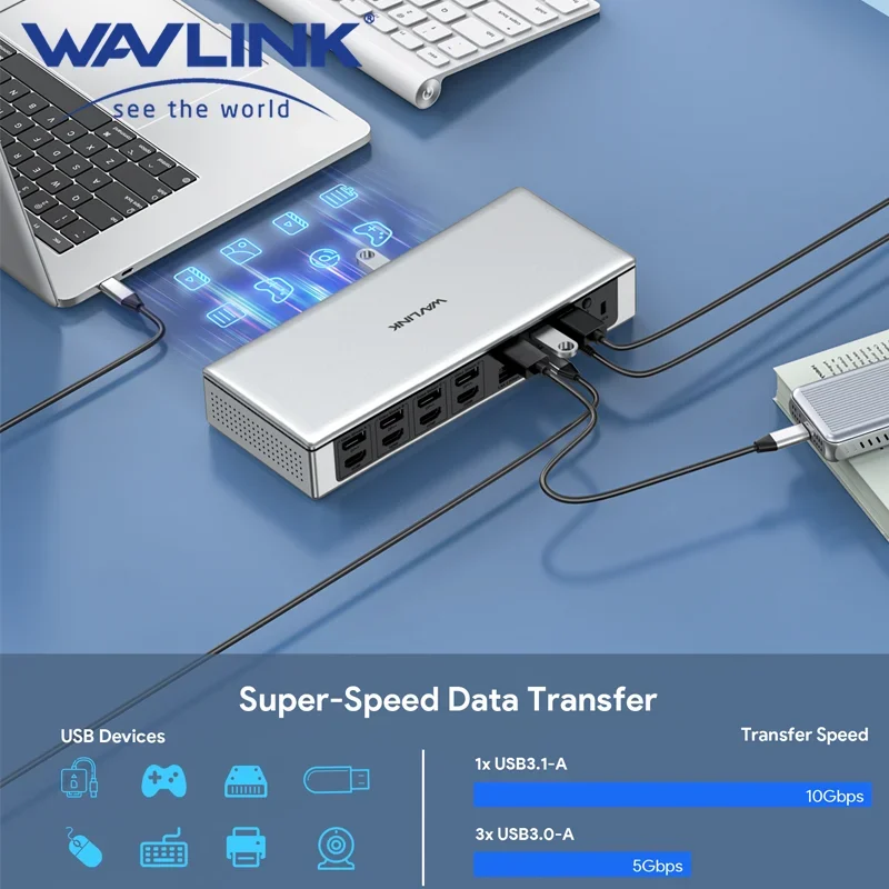 AvaCoreWAVLINK DisplayLink USB - Docking Station Displaylink Dual 4K 리뷰 및 가격