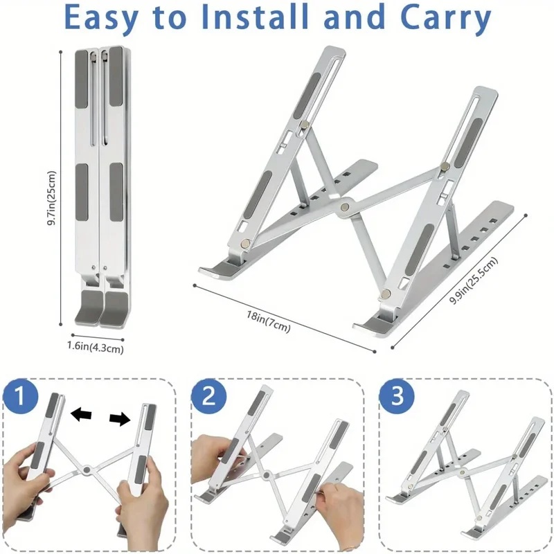 크리스마스 선물용으로 좋은 노트북 받침대, 높이 조절이 - Laptop Stand Dock Aluminum 리뷰 및 가격