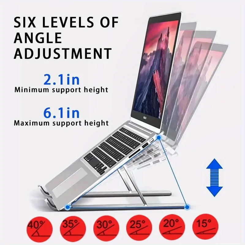 크리스마스 선물용으로 좋은 노트북 받침대, 높이 조절이 - Laptop Stand Dock Aluminum 리뷰 및 가격