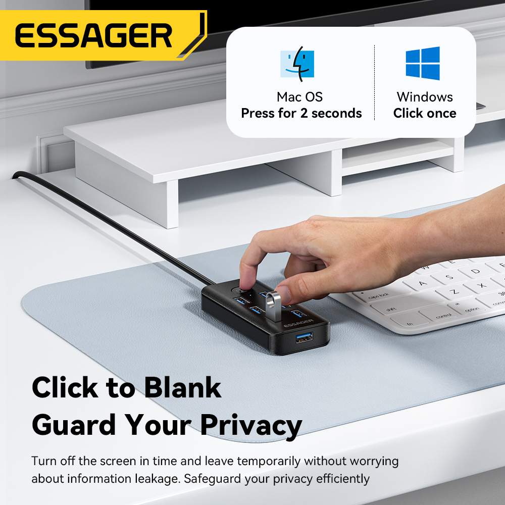 Essager 7-in-1 USB 3.0 허브 멀티 U - Docking Station For Macbook Pro 리뷰 및 가격