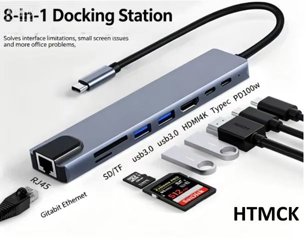 USB C 허브 8in1 7in2 7in1 타입 C 3 - Usb C Hub Sd Card Reader 4K Hdmi 리뷰 및 가격