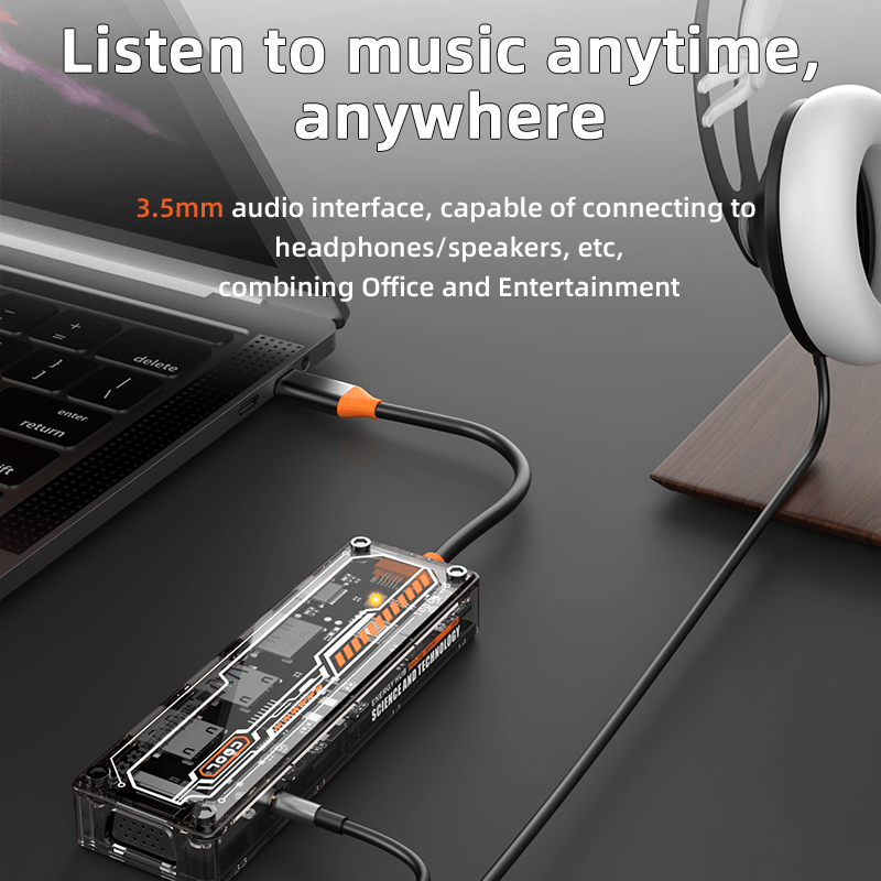 맥북 프로/에어용 6-in-1 USB-C 허브, 타입- - Docking Station For Macbook Pro 리뷰 및 가격