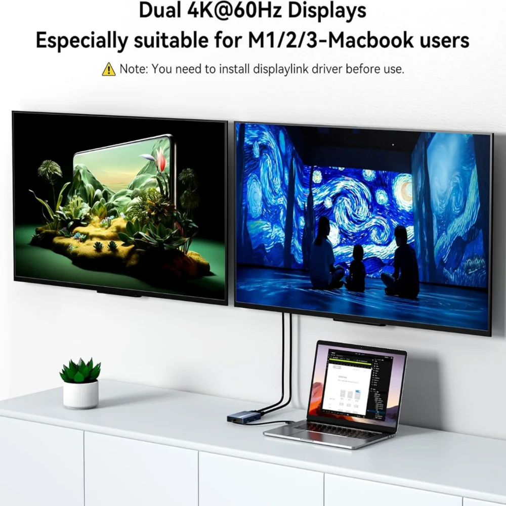 ACASIS USB-C 도킹 스테이션, DisplayL - Docking Station Displaylink Dual 4K 리뷰 및 가격