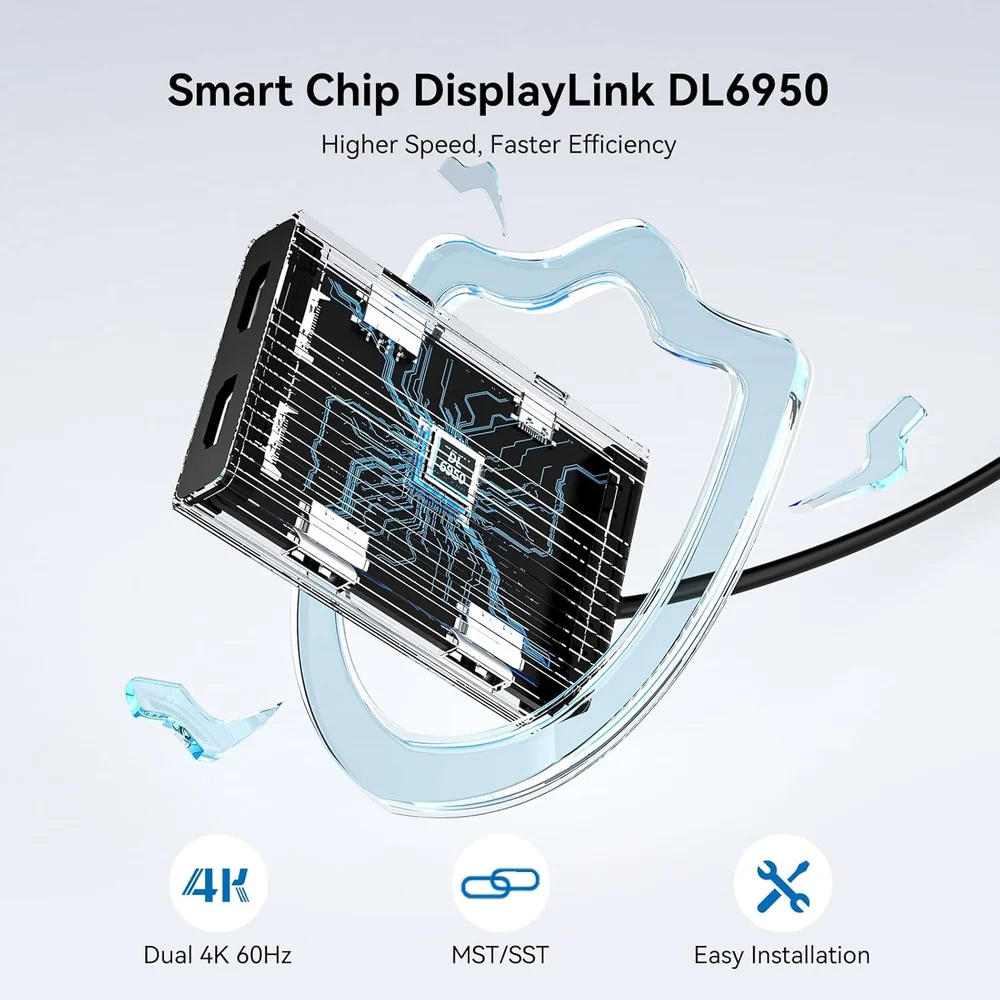 ACASIS USB-C 도킹 스테이션, DisplayL - Docking Station Displaylink Dual 4K 리뷰 및 가격