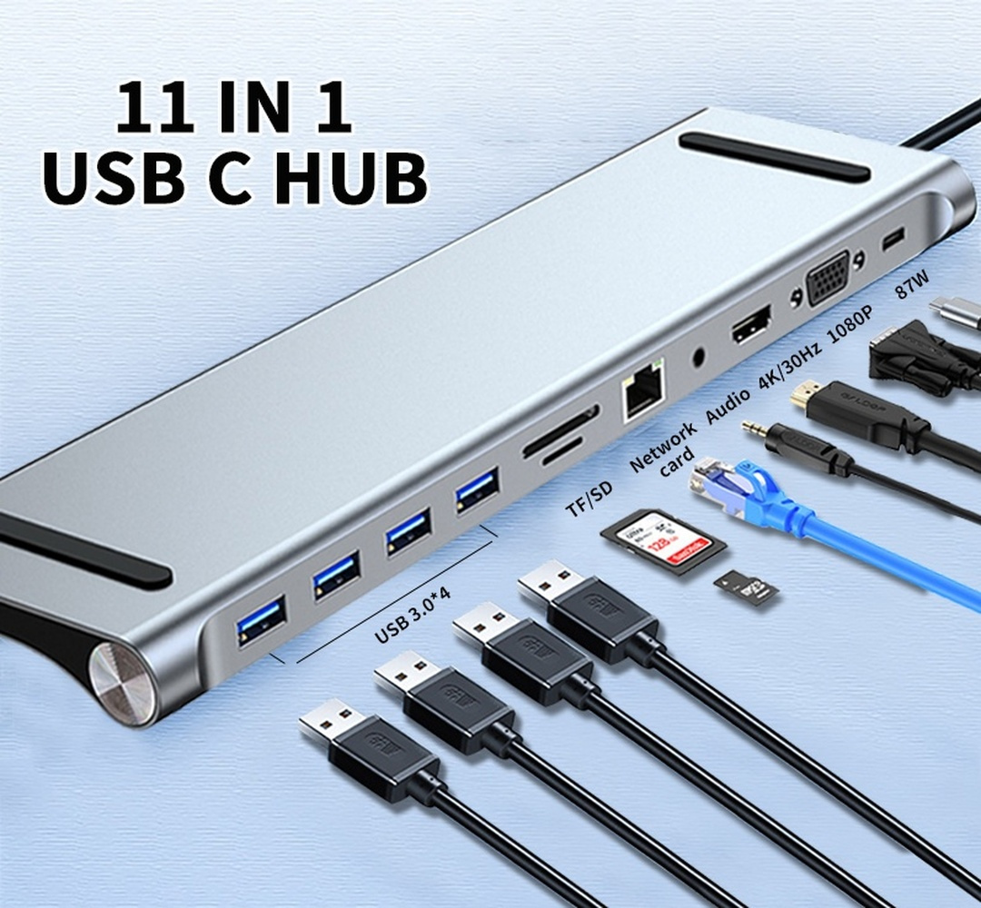 USB C 허브 노트북 도킹 스테이션 HDMI 호환 U - Docking Station For Macbook Pro 리뷰 및 가격