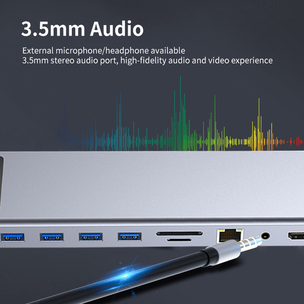 USB C 허브 노트북 도킹 스테이션 HDMI 호환 U - Docking Station For Macbook Pro 리뷰 및 가격