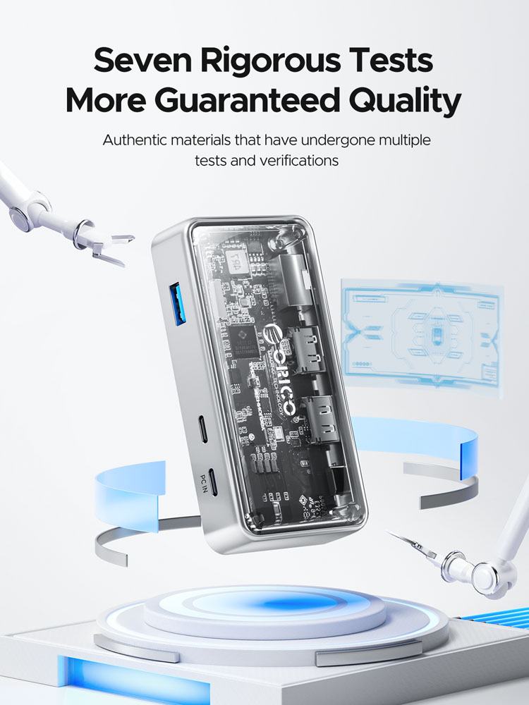 ORICO 투명 USB C 도킹 스테이션 MST 트리플 - Usb C Hub Ethernet 2.5G 리뷰 및 가격