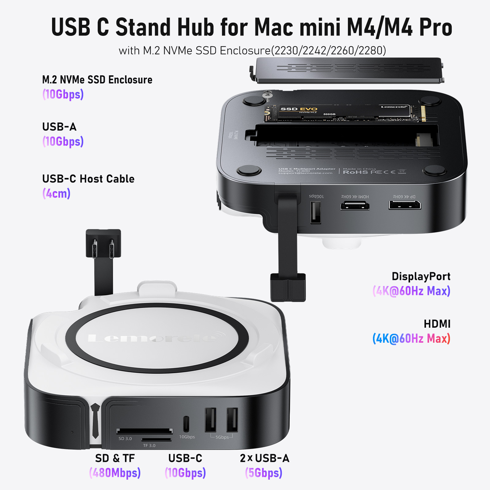 레모렐 9 in 2 도킹 스테이션 USB 허브 타입-C - Usb C Hub With M.2 Nvme Slot 리뷰 및 가격
