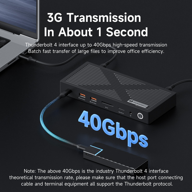 듀얼 모니터 8K/4K 디스플레이 도크가 포함된 Hag - Docking Station Thunderbolt 4 리뷰 및 가격