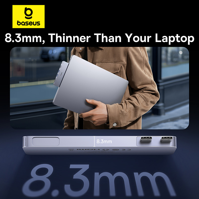 Baseus 듀얼 USB-C 허브-HDMI 호환 4K  - Docking Station Thunderbolt 4 리뷰 및 가격
