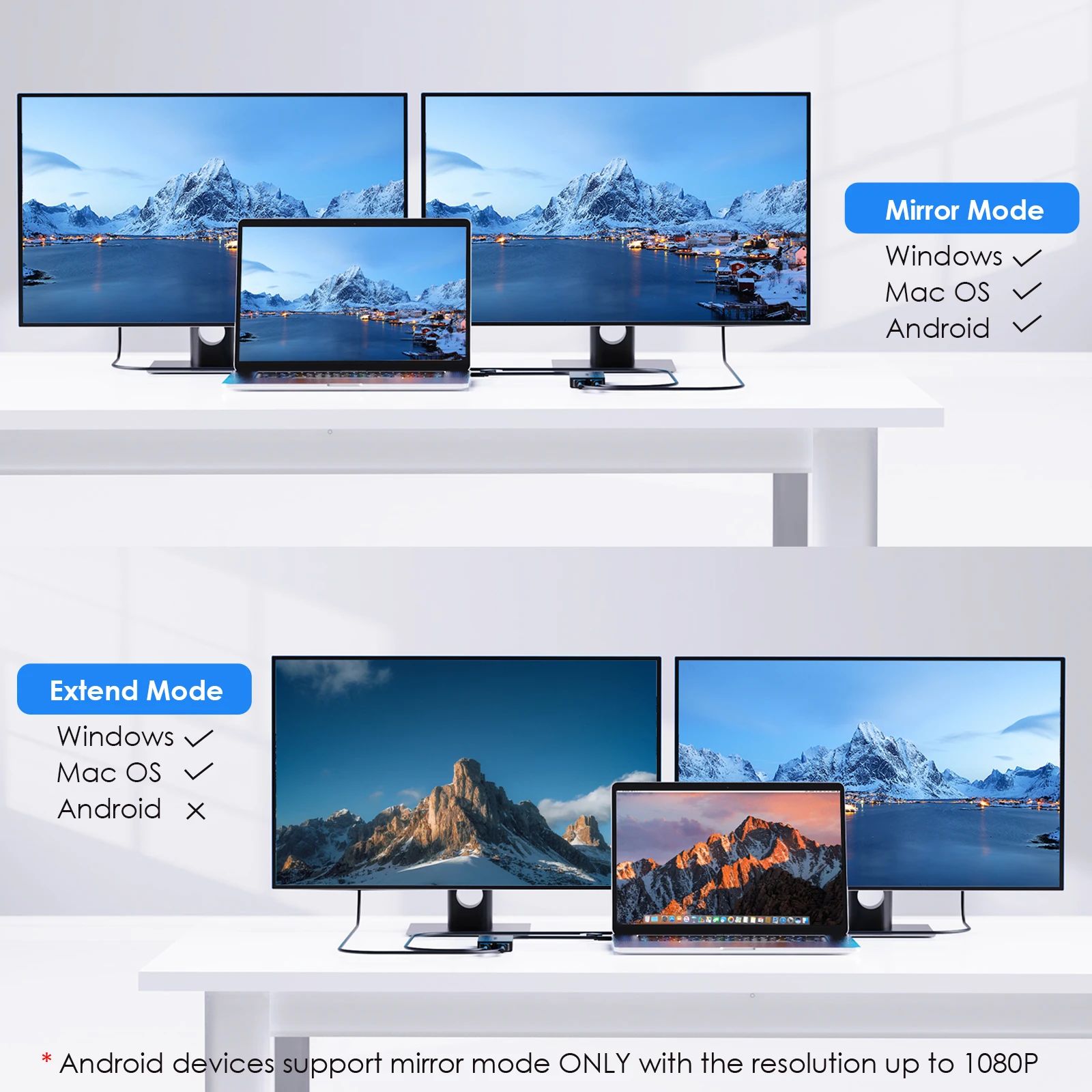USB 3.1/USB-C to 단일/듀얼 HDMI 어댑 - Usb C Dock Dual Hdmi 4K 리뷰 및 가격
