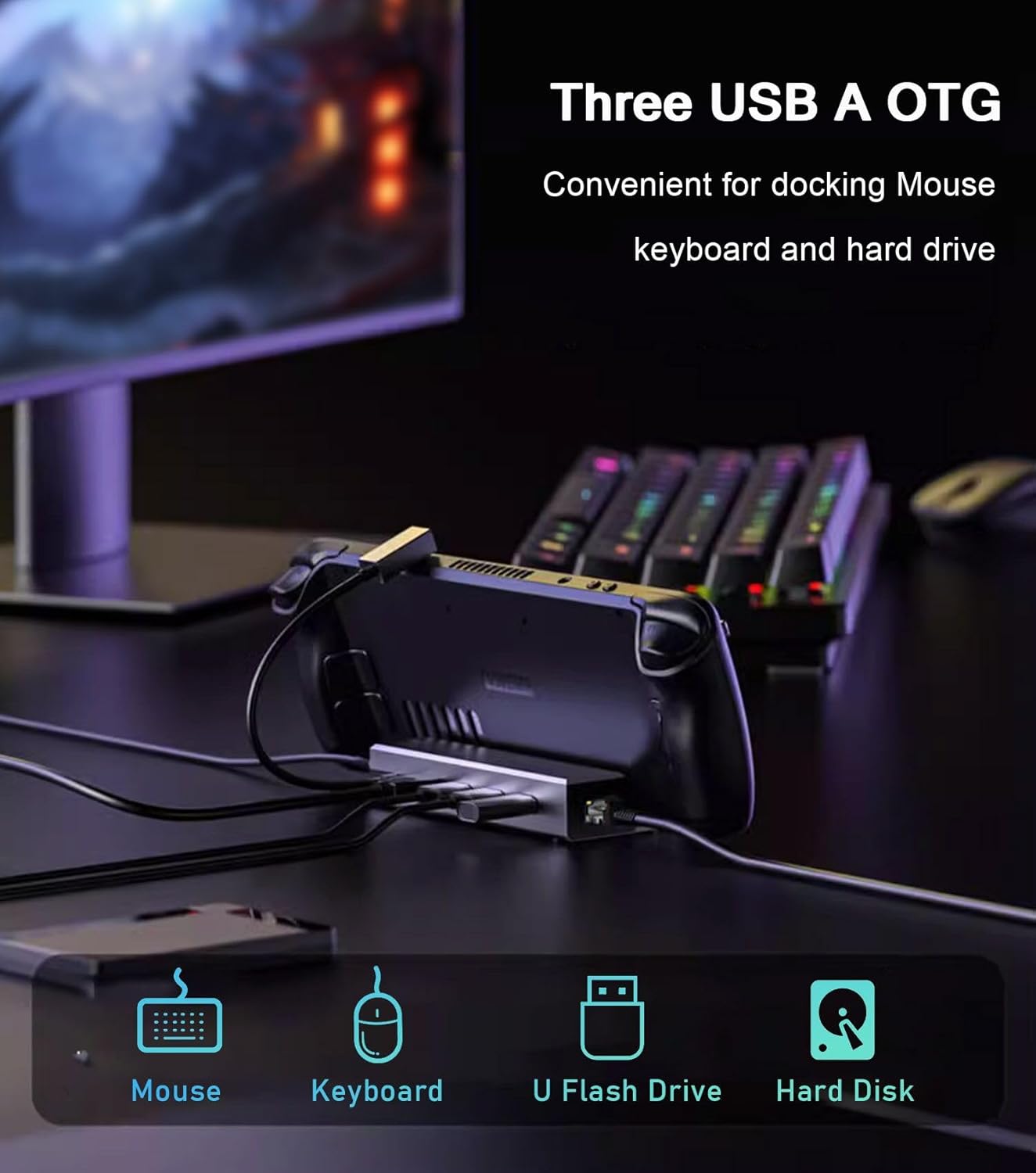 스팀덱/ROG Ally용 6 in 1 도킹 스테이션,  - Usb C Dock With 100W Pd 리뷰 및 가격