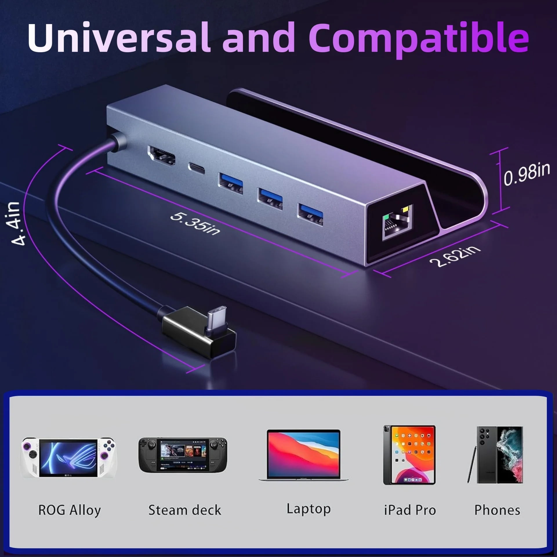 스팀덱/ROG Ally용 6 in 1 도킹 스테이션,  - Usb C Dock With 100W Pd 리뷰 및 가격