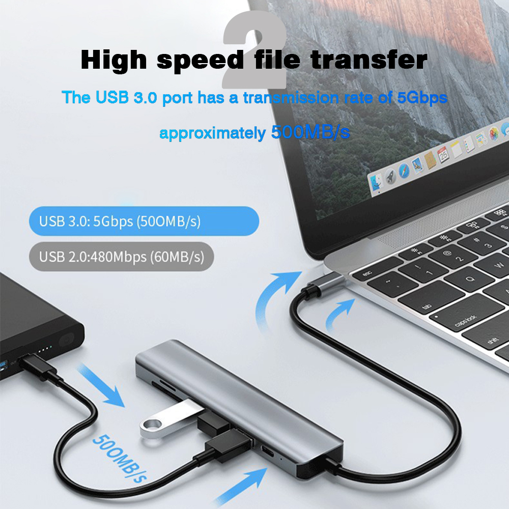 USB C 허브-HDMI 4K USB 3.0 2.0 멀 - Usb C Dock With 100W Pd 리뷰 및 가격