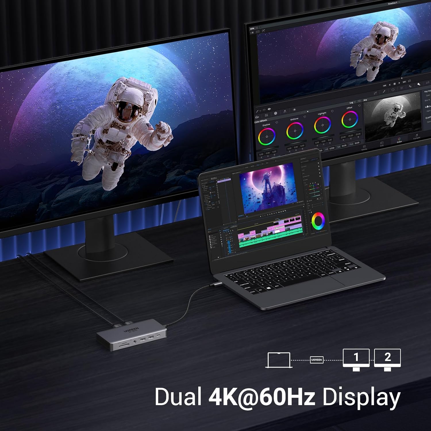 유그린 레보독 프로 211 노트북 도킹 스테이션 11  - Usb C Dock With 100W Pd 리뷰 및 가격