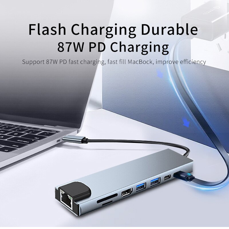 8-in-1 USB C 3.1 허브, 4K HDMI,  - Usb C Hub Sd Card Reader 4K Hdmi 리뷰 및 가격