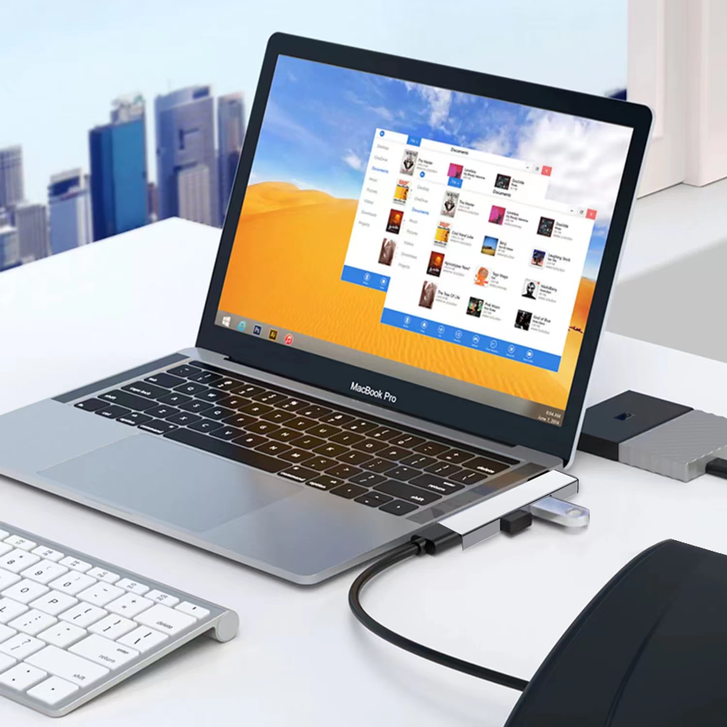USB C 허브 3.0 타입 C 3.1 3포트 멀티 U - Docking Station For Macbook Pro 리뷰 및 가격