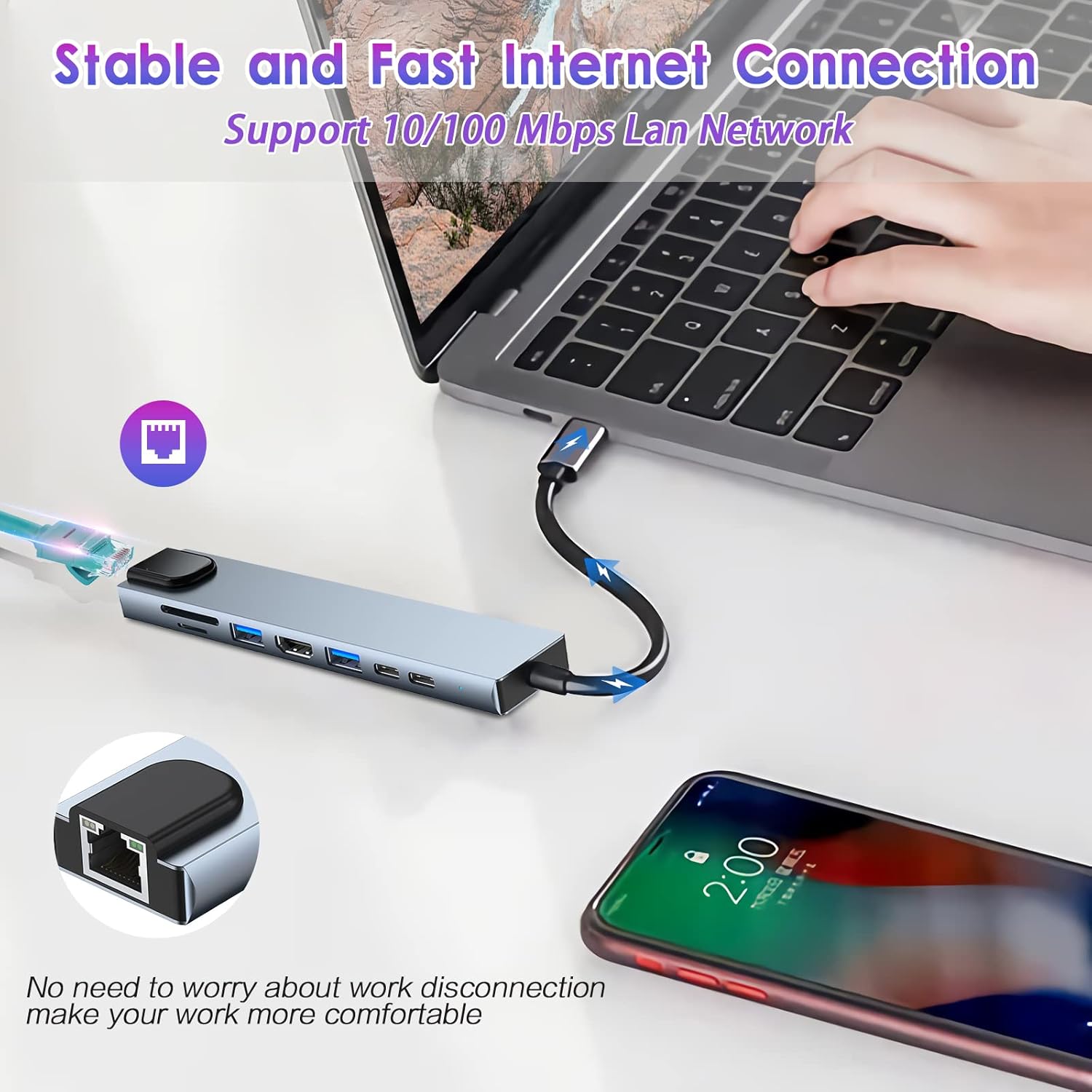 USB C 허브 타입 C 스플리터 썬더볼트 3 도킹 스 - Docking Station For Macbook Pro 리뷰 및 가격