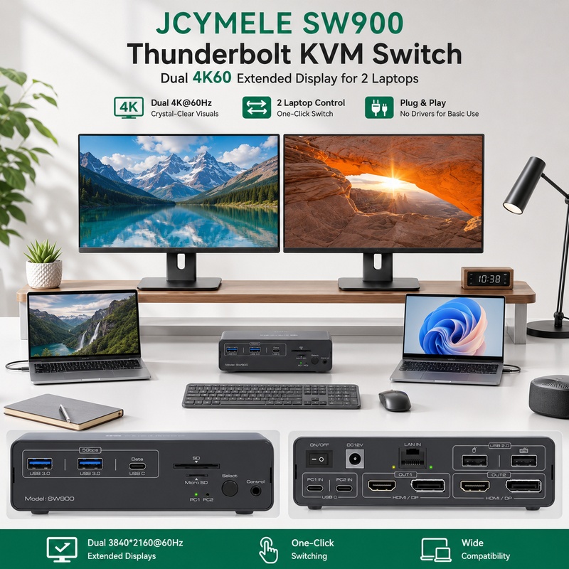 14-in-1 USB-C KVM 도킹 스테이션 듀얼 노 - Docking Station Dual Monitor Dp Hdmi 리뷰 및 가격