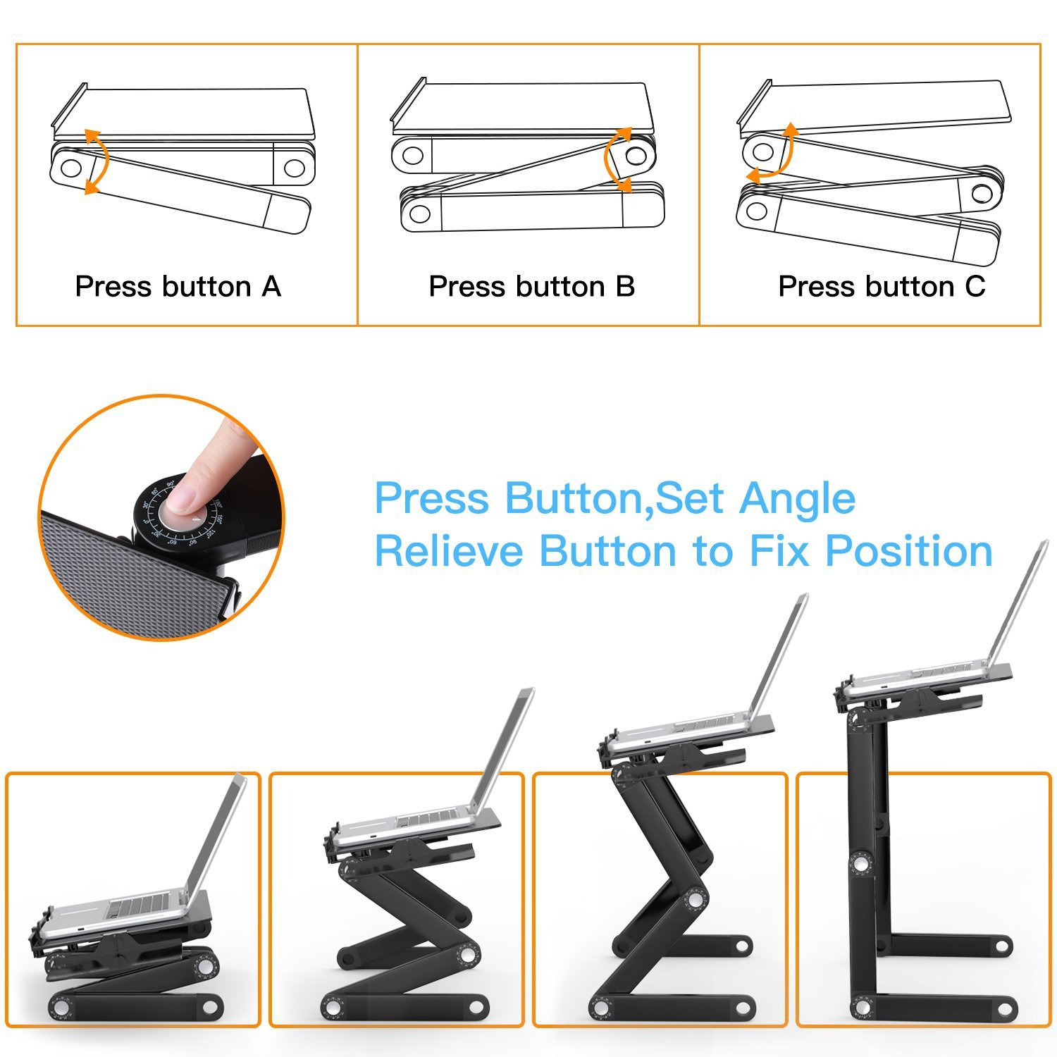 알루미늄 합금 노트북 테이블 접이식 노트북 데스크탑 스 - Laptop Stand Dock Aluminum 리뷰 및 가격